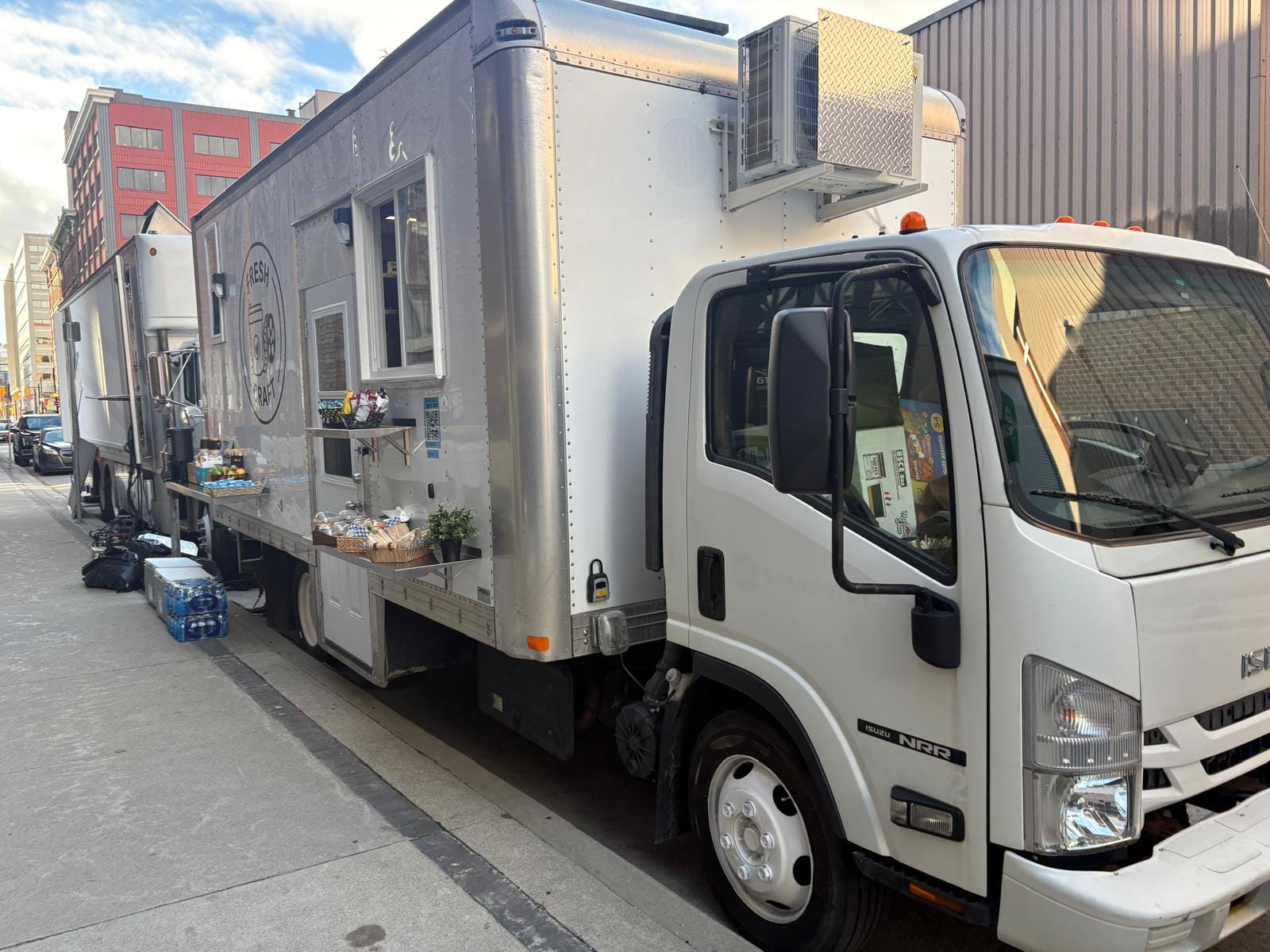 Fresh Craft food truck on a Toronto street